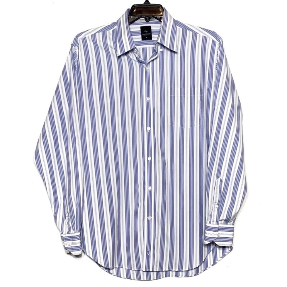 Tailorbyrd Shirt Men’s Size XL Blue Button Front Long Sleeve Casual